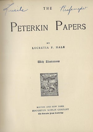 THE PETERKIN PAPERS