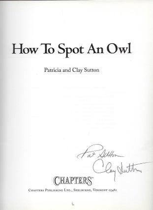 HOW TO SPOT AN OWL