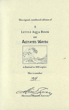 A LITTLE AQUAMARINE BOOK OF AGITATED WATER