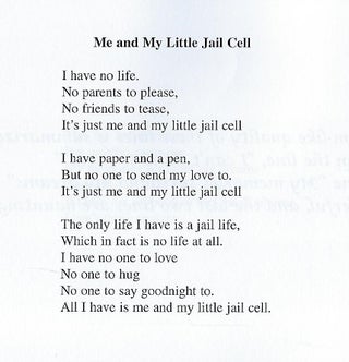 MY LIFE IN HARD TO DO/ I'M TRYING TO SEE FREE: POEMS FROM THE YOUTH DETENTION CENTER, FREEHOLD, NJ