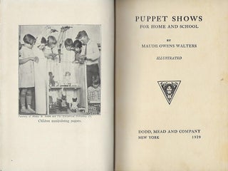 PUPPET SHOWS FOR HOME AND SCHOOL