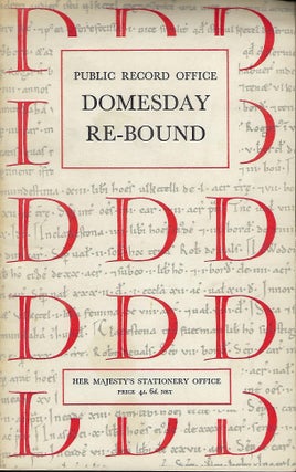 Item #58047 DOMESDAY RE-BOUND. PUBLIC RECORD OFFICE