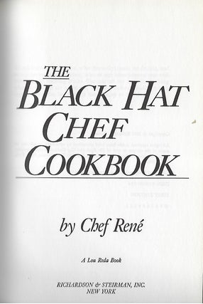 THE BLACK HAT CHEF COOKBOOK