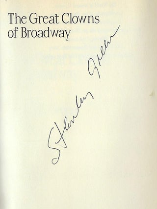 THE GREAT CLOWNS OF BROADWAY
