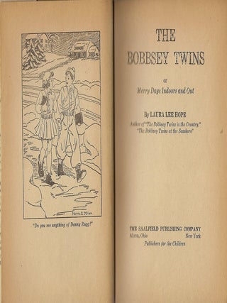 THE BOBBSEY TWINS OR MERRY DAYS INDOORS OR OUT