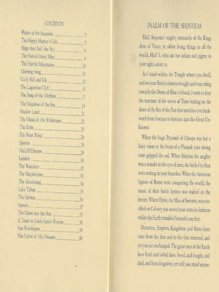PSALM OF THE SEQUOIAS AND OTHER VERSES.