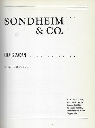 SONDHEIM & CO.