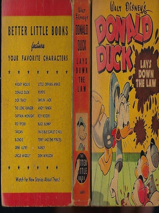 Item #58320 DONALD DUCK LAYS DOWN THE LAW. Walt DISNEY