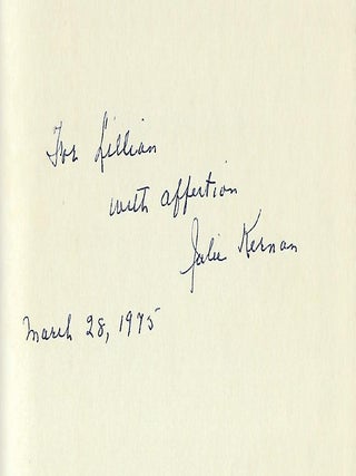 OUR FRIEND JAQUES MARITAIN: A PERSONAL MEMOIR
