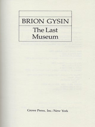 THE LAST MUSEUM
