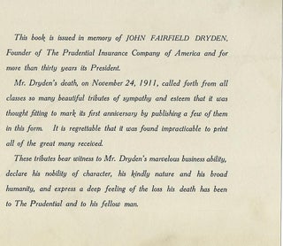 JOHN FAIRFIELD DRYDEN.