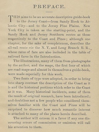 THE NEW JERSEY COAST AND PINES. AN ILLUSTRATED GUIDE-BOOK (WITH ROAD MAPS)