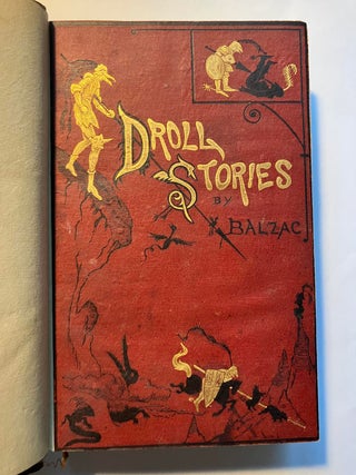 Item #58559 DROLL STORIES COLLECTED FROM THE ABBEYS OF TOURAINE. Honore de BALZAC