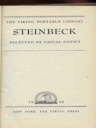 THE VIKING PORTABLE LIBRARY STEINBECK.