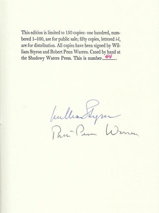 ADMIRAL ROBERT PENN WARREN AND THE SNOWS OF WINTER
