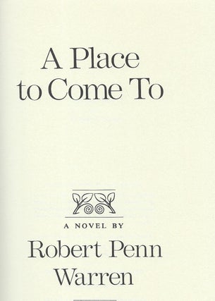 A PLACE TO COME TO.