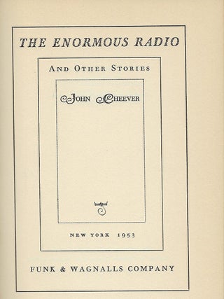 THE ENORMOUS RADIO AND OTHER STORIES.
