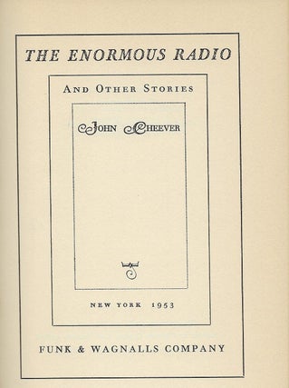 THE ENORMOUS RADIO AND OTHER STORIES.