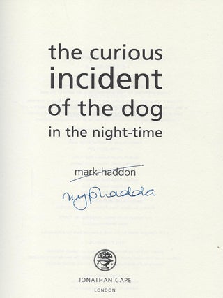 THE CURIOUS INCIDENT OF THE DOG IN THE NIGHT-TIME.