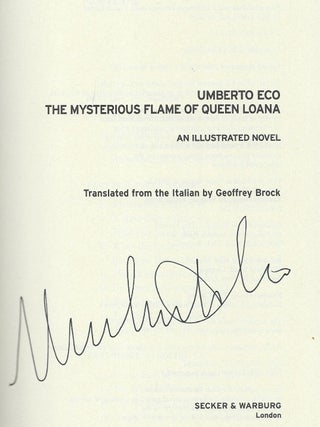 THE MYSTERIOUS FLAME OF QUENN LOANA. AN ILLUSTRATED NOVEL.