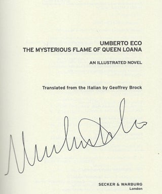THE MYSTERIOUS FLAME OF QUENN LOANA. AN ILLUSTRATED NOVEL.