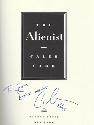 CARR, Caleb.