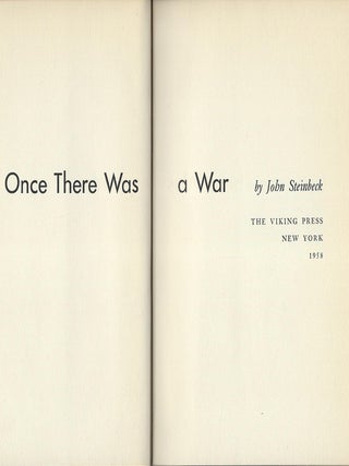 ONCE THERE WAS A WAR