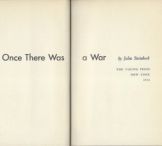 ONCE THERE WAS A WAR