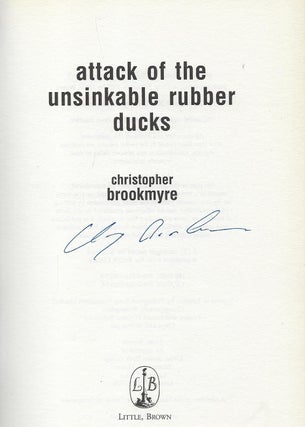 ATTACK OF THE UNSINKABLE RUBBER DUCKS.