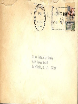 Item #636 Autograph Letter Signed. Kenneth NELSON