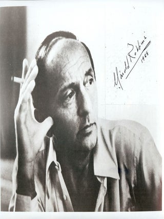 Item #6698 Signed Photograph. Harold ROBBINS
