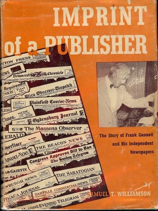 Item #8681 IMPRINT OF A PUBLISHER. Samuel T. WILLIAMSON
