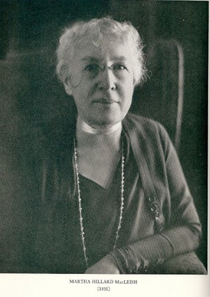 MARTHA HILLARD MACLEISH (1856-1947)